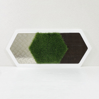 Декоративная тактильная панель 3в1 - «Сталь, Трава, Колючки» - «globural.ru» - Воткинск