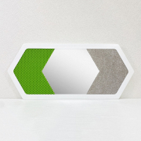 Декоративная тактильная панель 3в1 - «Ворс, Зеркало, Резина» - «globural.ru» - Воткинск