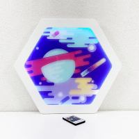 Декоративная тактильная панель с подсветкой - «Сатурн» - «globural.ru» - Воткинск