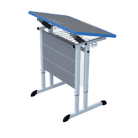 Стол ученический одноместный с наклоняемой столешницей 3-7 гр.р. - «globural.ru» - Воткинск