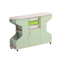 Стеллаж Робик 002 (бук/фисташковый) - «globural.ru» - Воткинск