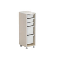 Стеллаж с лотками Робик 001 (дуб молочный) - «globural.ru» - Воткинск