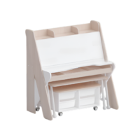 Набор мебели «Конструкторское бюро» (дуб молочный/белый) - «globural.ru» - Воткинск