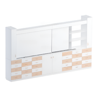 Раздвижная система аудиторных досок (бук/белый) - «globural.ru» - Воткинск