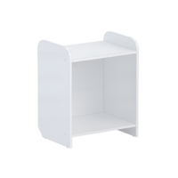 Стеллаж для игрушек и пособий "Росток 3" (белый) - «globural.ru» - Воткинск