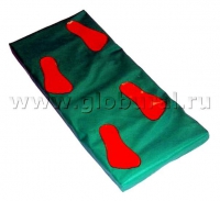 Дорожка массажная в чехле с нашитыми следами - «globural.ru» - Воткинск