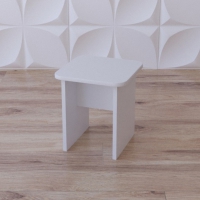 Табурет «Белый кубик» - «globural.ru» - Воткинск