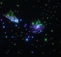 Фиброоптический ковер “Млечный путь” настенный 450 точек 150х150 - «globural.ru» - Воткинск