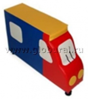 Напольная мягкая игрушка "Грузовик" каталка - «globural.ru» - Воткинск