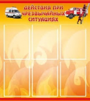 Стенд "Действия при ЧС" - «globural.ru» - Воткинск