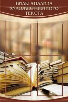 Стенд "Виды анализа художественного текста" - «globural.ru» - Воткинск