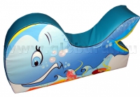 Напольная игрушка "Кит" с шелкографией (ВИК) - «globural.ru» - Воткинск