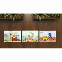 Комплект настенных панелей «Стройка» - «globural.ru» - Воткинск