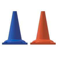 Набор конусов сигнальных 33 см (6 голубых + 6 оранжевых) - «globural.ru» - Воткинск