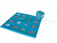 Игровой детский мат «Море» с кубиком (ВИК) - «globural.ru» - Воткинск