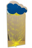 Зеркальное панно с фибероптическими нитями и Облаком - «globural.ru» - Воткинск