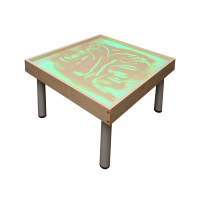 Столик на ножках для рисования песком Радуга. Подсветка RGB - «globural.ru» - Воткинск