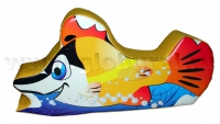 Напольная игрушка "Рыбка" с шелкографией (ВИК) - «globural.ru» - Воткинск