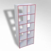 Шкаф открытый многосекционный ТР10 ЛДСП  - «globural.ru» - Воткинск