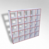 Шкаф открытый многосекционный ТР25 ЛДСП - «globural.ru» - Воткинск