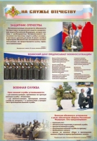 Стенд "На службе Отечеству" (вариант 1) - «globural.ru» - Воткинск