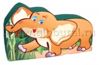 Напольная игрушка "Слоник" с шелкографией (ВИК) - «globural.ru» - Воткинск