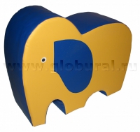 Напольная игрушка "Слон" с аппликацией (ВИК) - «globural.ru» - Воткинск