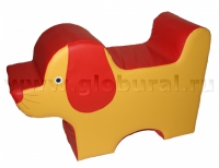 Напольная игрушка "Собака" с аппликацией (ВИК) - «globural.ru» - Воткинск