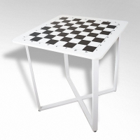 Стол шахматный "Турнир ТР" на металлокаркасе - «globural.ru» - Воткинск