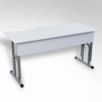 Стол 'Архимед ТР' 2-х местный регулируемый с эргономичной столешницей - «globural.ru» - Воткинск