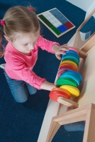 Тактильно-развивающая панель «Цветные круги» (вариант 1) - «globural.ru» - Воткинск