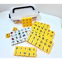 Обучающий конструктор «ПРОслова» Английский язык Заглавные и строчные буквы 96 деталей - «globural.ru» - Воткинск