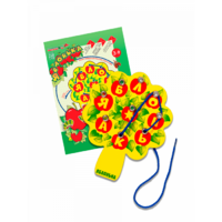 Игровое пособие Шнур-грамотей "Яблонька" - «globural.ru» - Воткинск