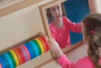 Развивающая панель "Выпуклое зеркало" - «globural.ru» - Воткинск