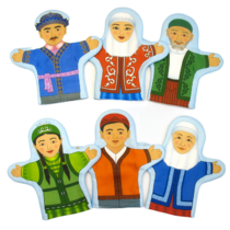 Набор рукавичек "Семья казахская" - «globural.ru» - Воткинск