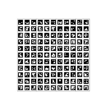 Поле aruco-меток, не бликующая поверхность 101 метка - «globural.ru» - Воткинск