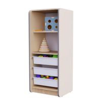 Открытый шкаф с ящиками из коллекции мебели «НЕГА» (цвет бежевый) - «globural.ru» - Воткинск