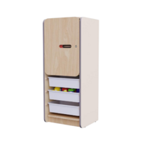 Закрытый шкаф с ящиками из коллекции мебели «НЕГА (цвет бежевый) - «globural.ru» - Воткинск