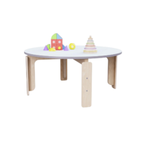 Круглый растущий стол из коллекции «НЕГА» р.гр. 0-1 (цвет голубой) - «globural.ru» - Воткинск