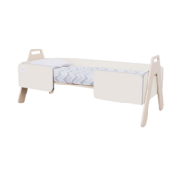 Кровать детская из коллекции «НЕГА» (цвет бежевый) - «globural.ru» - Воткинск