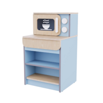 Модуль с микроволновкой из коллекции «НЕГА» (голубой) - «globural.ru» - Воткинск