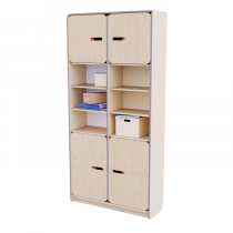 Рабочий стеллаж для воспитателя из коллекции «НЕГА» (цвет бежевый) - «globural.ru» - Воткинск