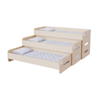 Раздвижная кровать 3 секции в спальную зону из коллекции «НЕГА» (цвет бежевый) - «globural.ru» - Воткинск