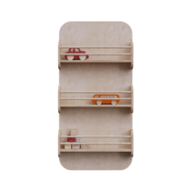 Настенная полка с тремя уровнями из коллекции «НЕГА» - «globural.ru» - Воткинск