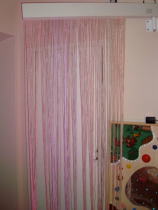 Фибероптическая занавесь (100 волокон) на подвижном карнизе - «globural.ru» - Воткинск