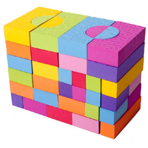 Конструктор мягкий 56 блоков - «globural.ru» - Воткинск