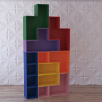 Стеллаж для игрушек "Цветная стройка" - «globural.ru» - Воткинск