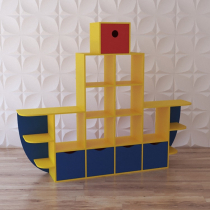 Стеллаж для игрушек "Пароход" - «globural.ru» - Воткинск