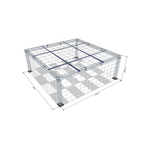Огражденное пространство с защитной сеткой для безопасного пилотирования 8х8х3м  - «globural.ru» - Воткинск