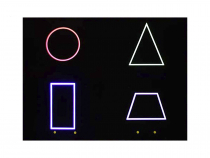 Интерактивная панель "Цветные фигуры-4" (вариант 1) - «globural.ru» - Воткинск